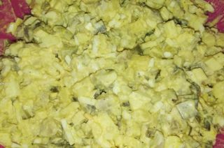 Heringssalat mit Kartoffeln