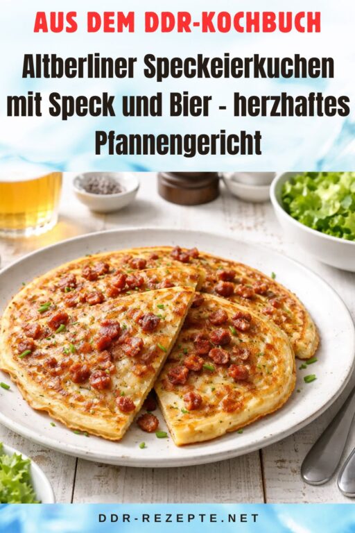 Altberliner Speckeierkuchen mit Speck und Bier – herzhaftes Pfannengericht