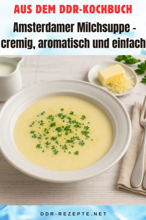 Amsterdamer Milchsuppe – cremig, aromatisch und einfach
