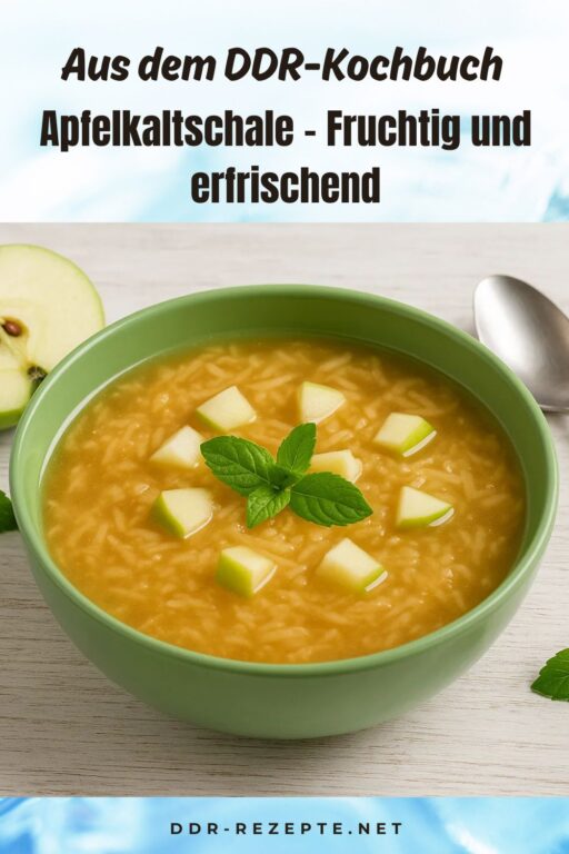 Apfelkaltschale – Fruchtig und erfrischend