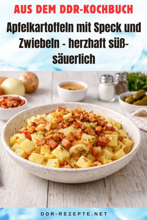 Apfelkartoffeln mit Speck und Zwiebeln – herzhaft süß-säuerlich