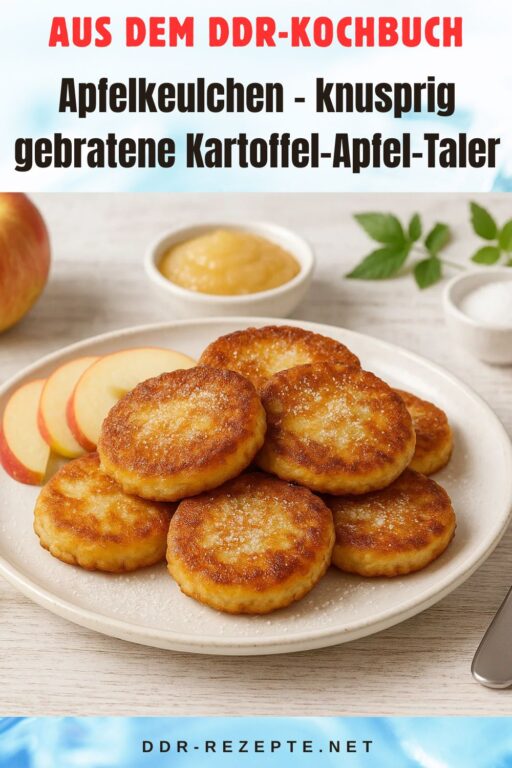 Apfelkeulchen – knusprig gebratene Kartoffel-Apfel-Taler