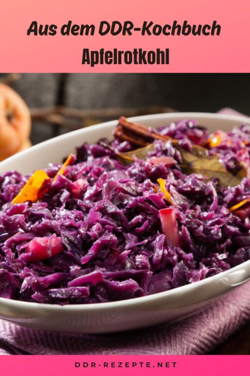 Apfelrotkohl