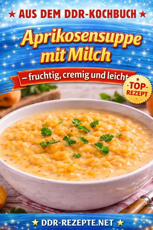 Aprikosensuppe mit Milch – fruchtig, cremig und leicht