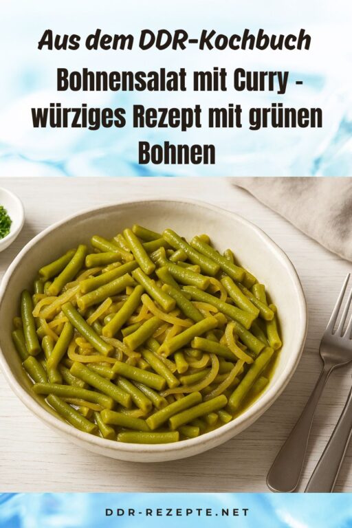 Bohnensalat mit Curry – würziges Rezept mit grünen Bohnen