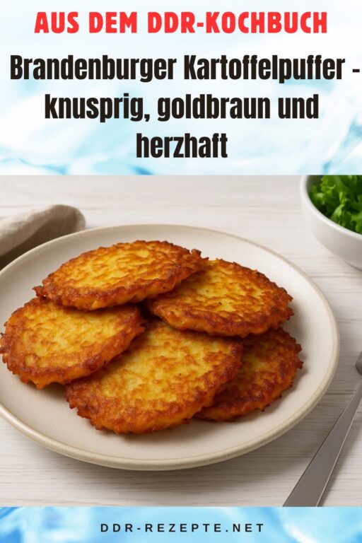 Brandenburger Kartoffelpuffer – knusprig, goldbraun und herzhaft