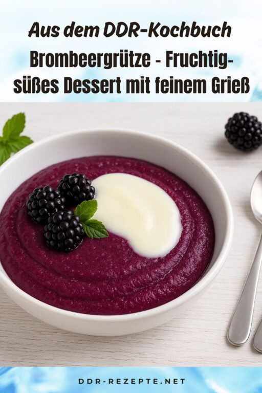 Brombeergrütze – Fruchtig-süßes Dessert mit feinem Grieß