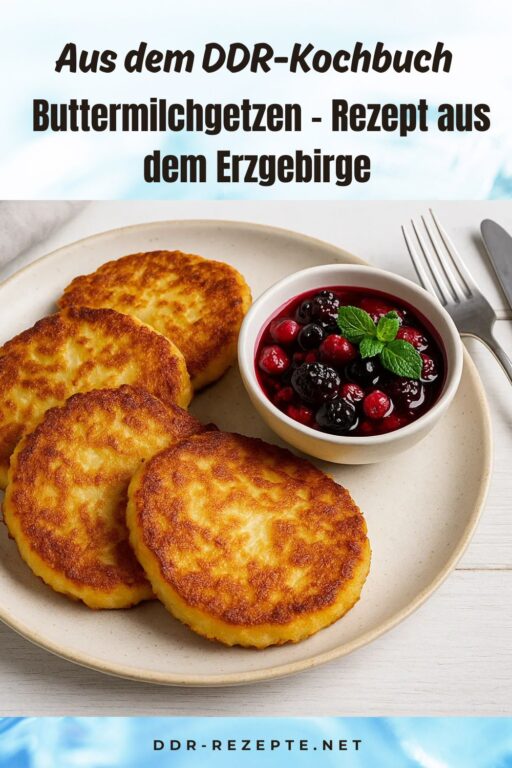 Buttermilchgetzen – Rezept aus dem Erzgebirge