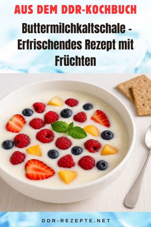 Buttermilchkaltschale – Erfrischendes Rezept mit Früchten