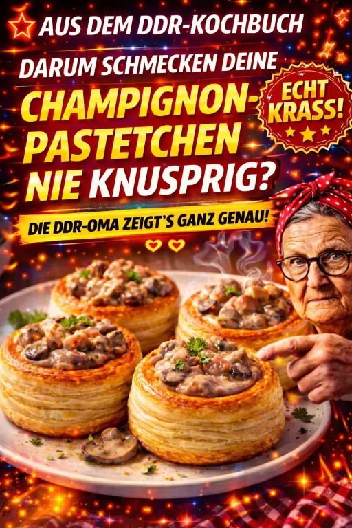 Champignonpastetchen – cremig gefüllt & knusprig