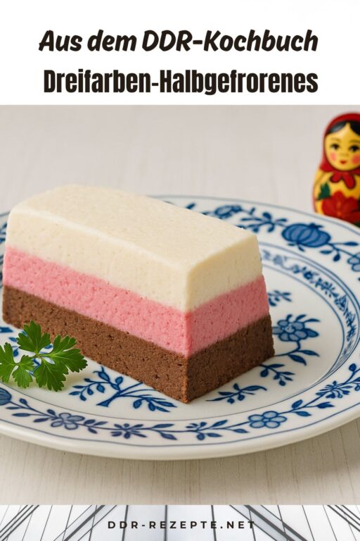 Dreifarben-Halbgefrorenes