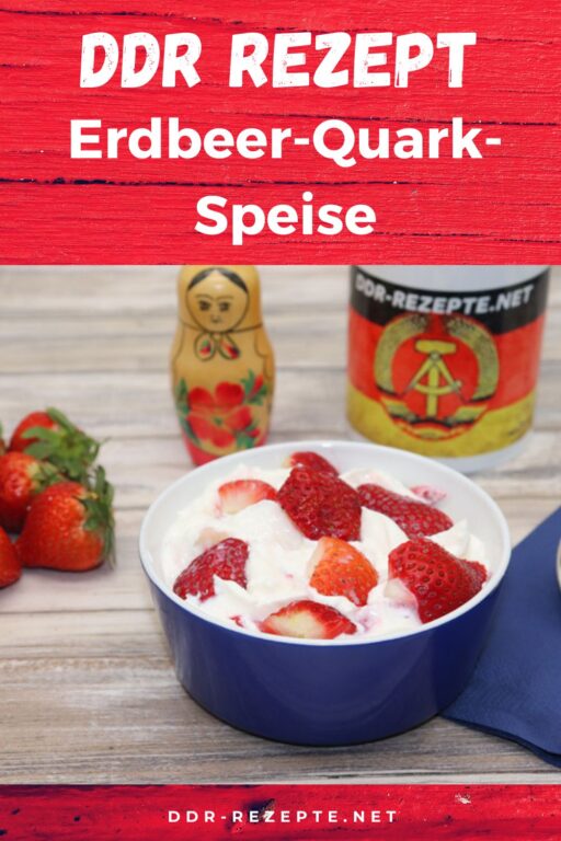 Erdbeer-Quark-Speise