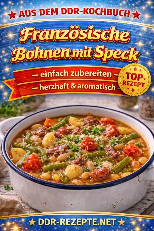 Französische Bohnen mit Speck – herzhaft & aromatisch
