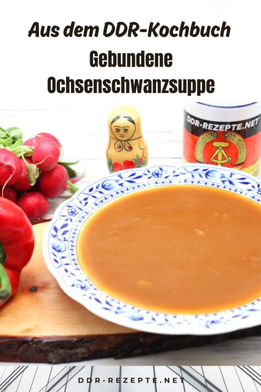 Gebundene Ochsenschwanzsuppe