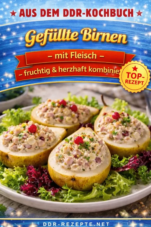 Gefüllte Birnen mit Fleisch – fruchtig & herzhaft kombiniert