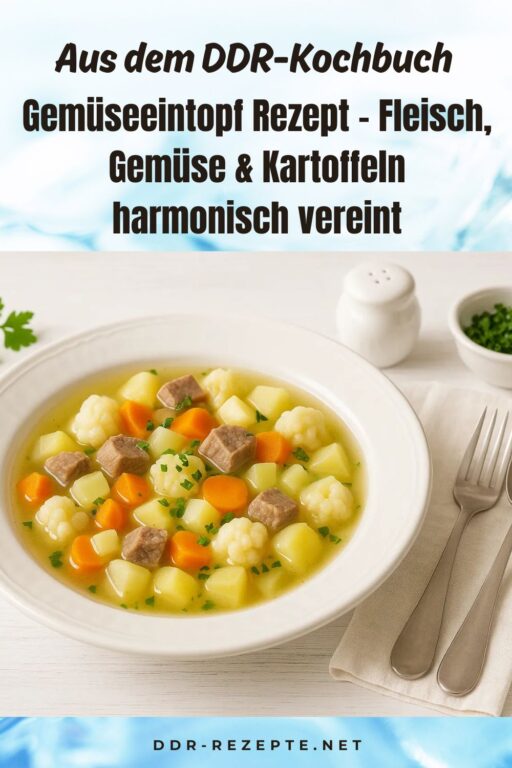 Gemüseeintopf Rezept – Fleisch, Gemüse & Kartoffeln harmonisch vereint