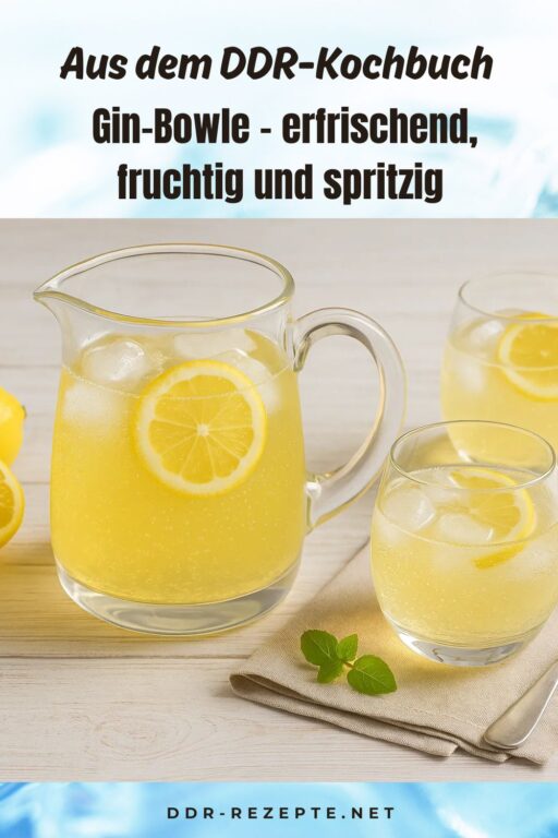 Gin-Bowle – erfrischend, fruchtig und spritzig