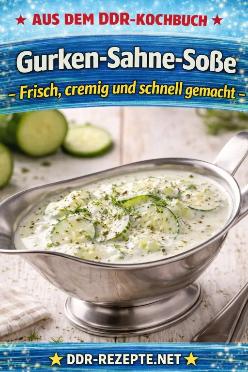 Gurken-Sahne-Soße – Frisch, cremig und schnell gemacht