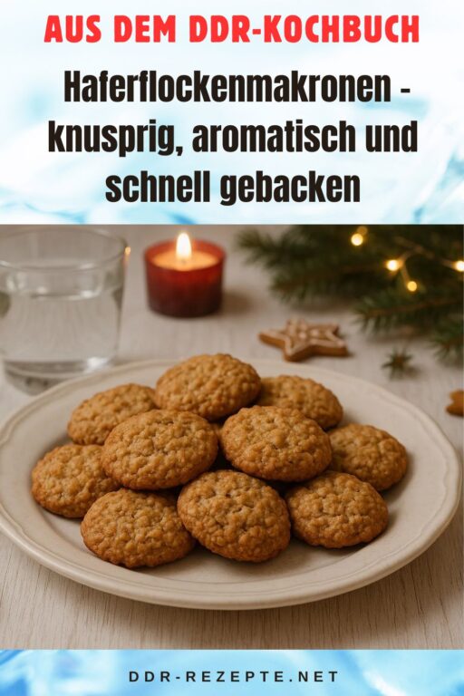 Haferflockenmakronen – knusprig, aromatisch und schnell gebacken