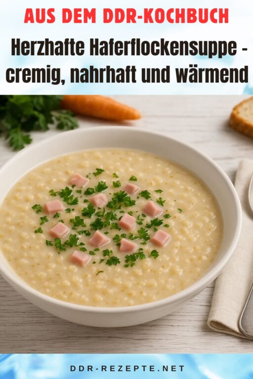 Herzhafte Haferflockensuppe – cremig, nahrhaft und wärmend