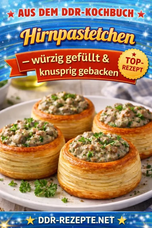 Hirnpastetchen – würzig gefüllt & knusprig gebacken