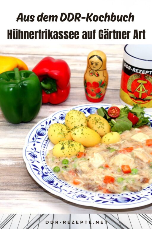 Hühnerfrikassee auf Gärtner Art