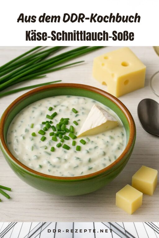 Käse-Schnittlauch-Soße