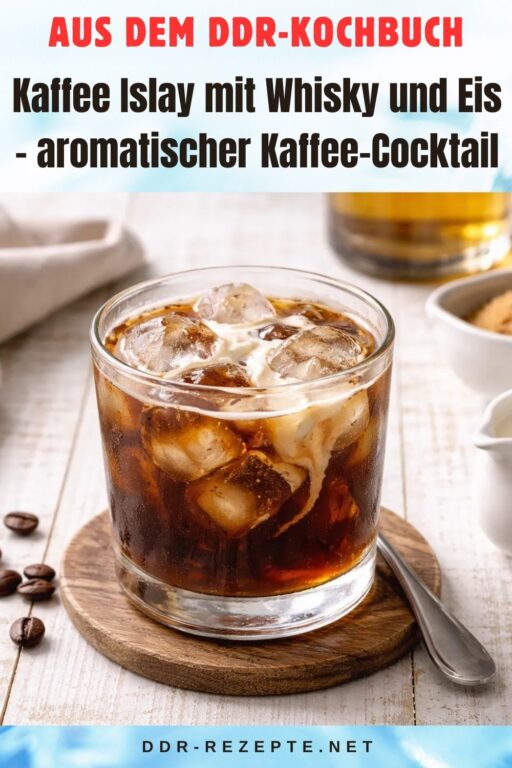 Kaffee Islay mit Whisky und Eis – aromatischer Kaffee-Cocktail
