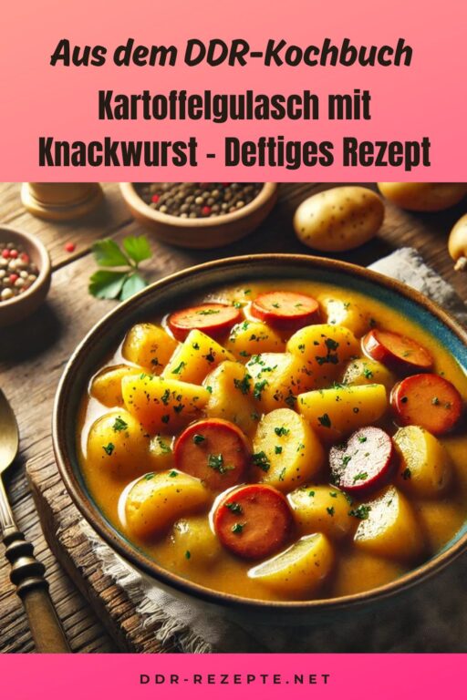 Kartoffelgulasch mit Knackwurst – Deftiges Rezept