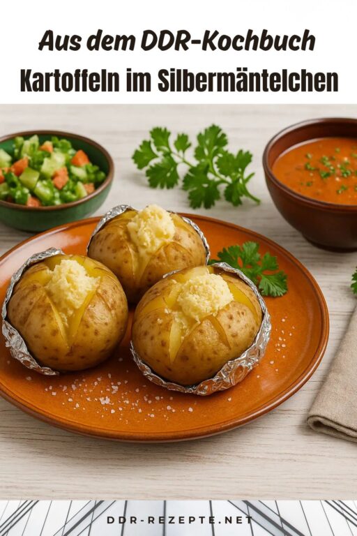 Kartoffeln im Silbermäntelchen