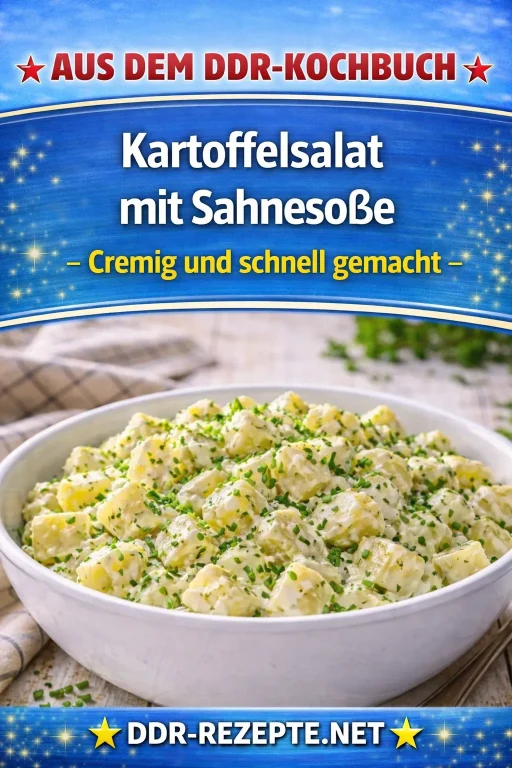 Kartoffelsalat mit Sahnesoße – Cremig und schnell gemacht