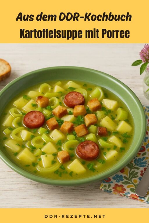 Kartoffelsuppe mit Porree