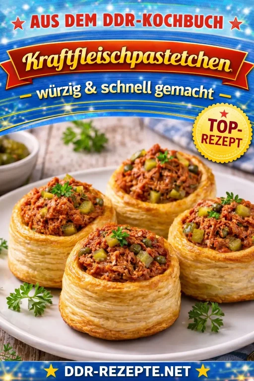 Kraftfleischpastetchen – würzig & schnell gemacht