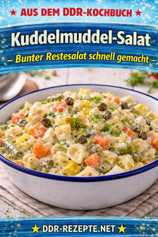 Kuddelmuddel-Salat – Bunter Restesalat schnell gemacht
