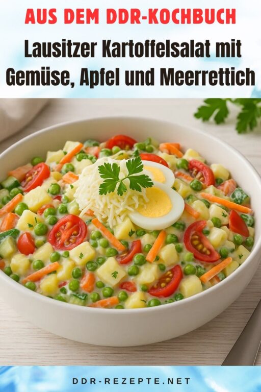 Lausitzer Kartoffelsalat mit Gemüse, Apfel und Meerrettich