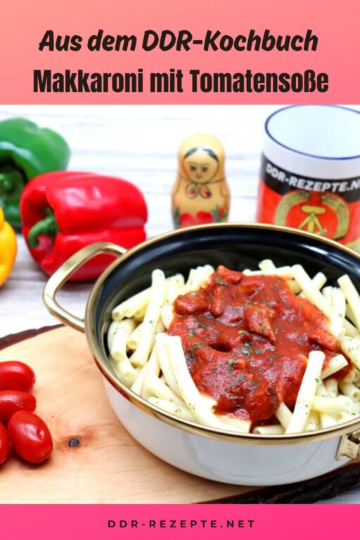 Makkaroni mit Tomatensoße