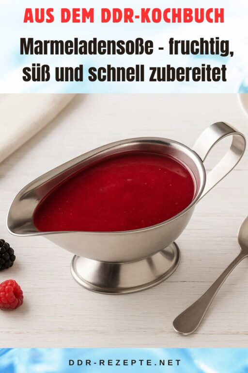 Marmeladensoße – fruchtig, süß und schnell zubereitet