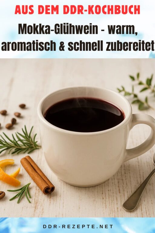Mokka-Glühwein – warm, aromatisch & schnell zubereitet