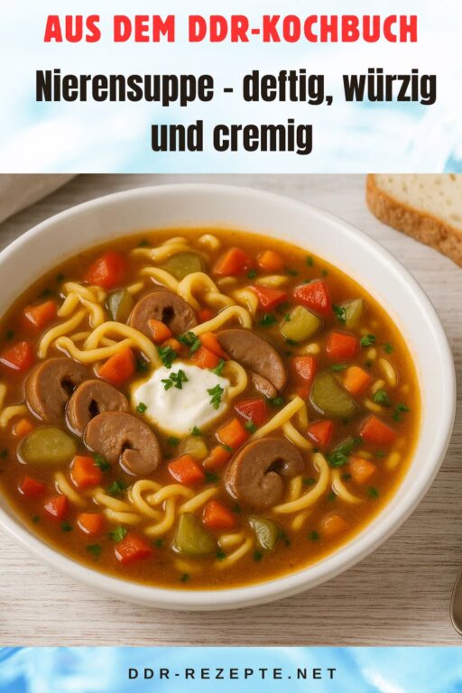 Nierensuppe – deftig, würzig und cremig