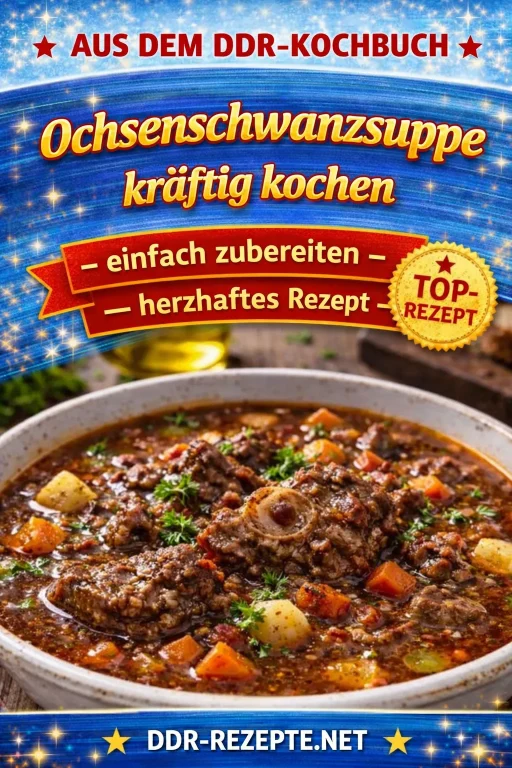 Ochsenschwanzsuppe kräftig kochen – herzhaftes Rezept