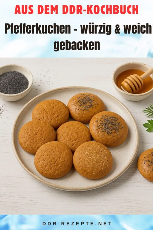 Pfefferkuchen – würzig & weich gebacken