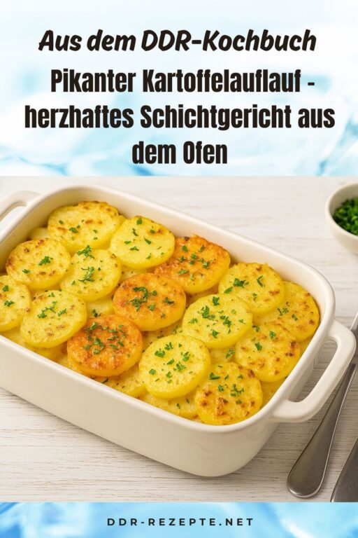 Pikanter Kartoffelauflauf – herzhaftes Schichtgericht aus dem Ofen