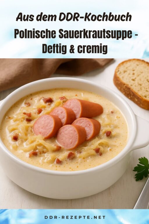 Polnische Sauerkrautsuppe – Deftig & cremig