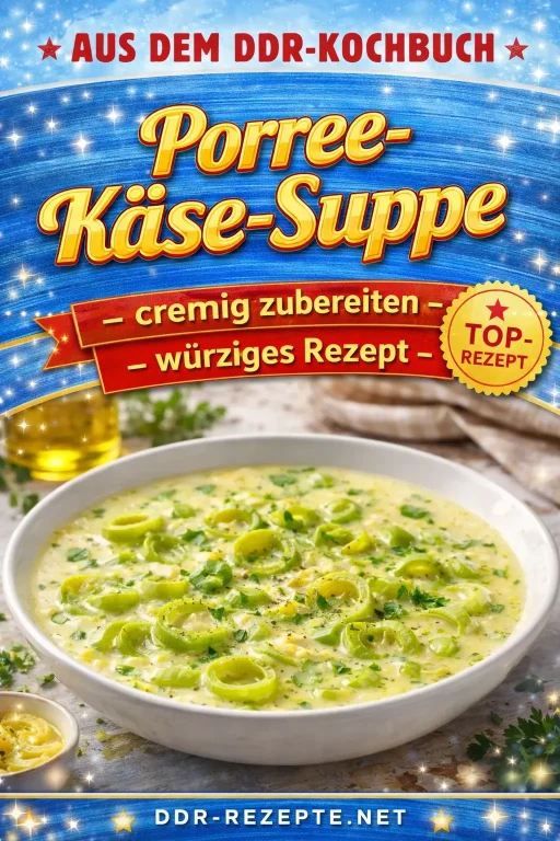 Porree-Käse-Suppe – cremig & einfach zubereitet