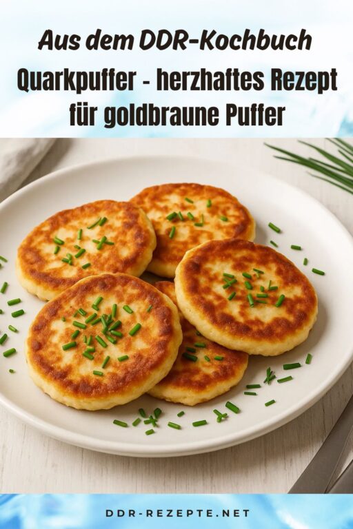 Quarkpuffer – herzhaftes Rezept für goldbraune Puffer