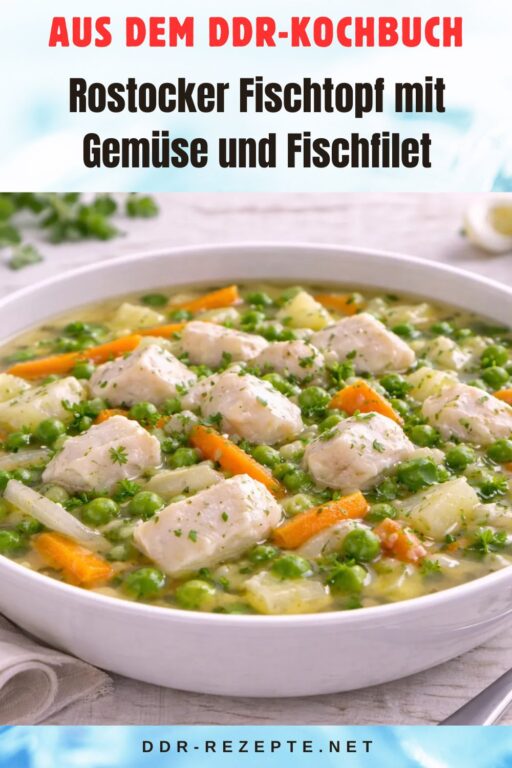 Rostocker Fischtopf mit Gemüse und Fischfilet
