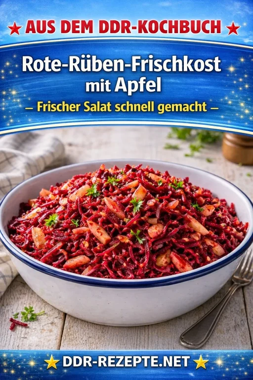 Rote-Rüben-Frischkost mit Apfel – Frischer Salat schnell gemacht
