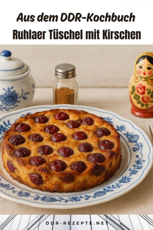 Ruhlaer Tüschel mit Kirschen