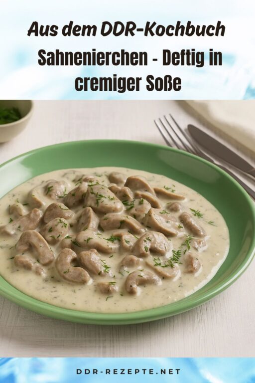Sahnenierchen – Deftig in cremiger Soße
