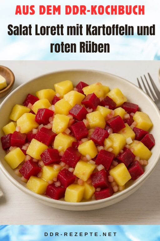 Salat Lorett mit Kartoffeln und roten Rüben